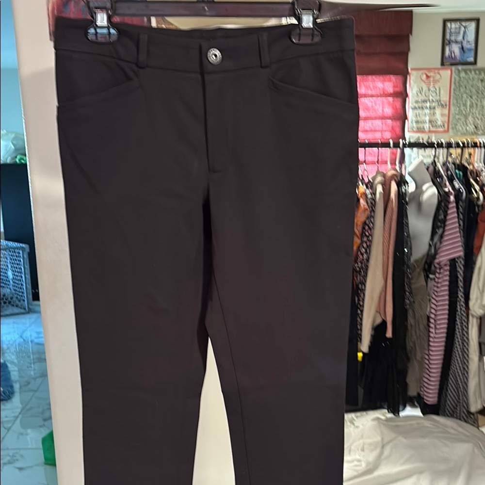 Banana Republic Black Dress Pants Straight-Leg